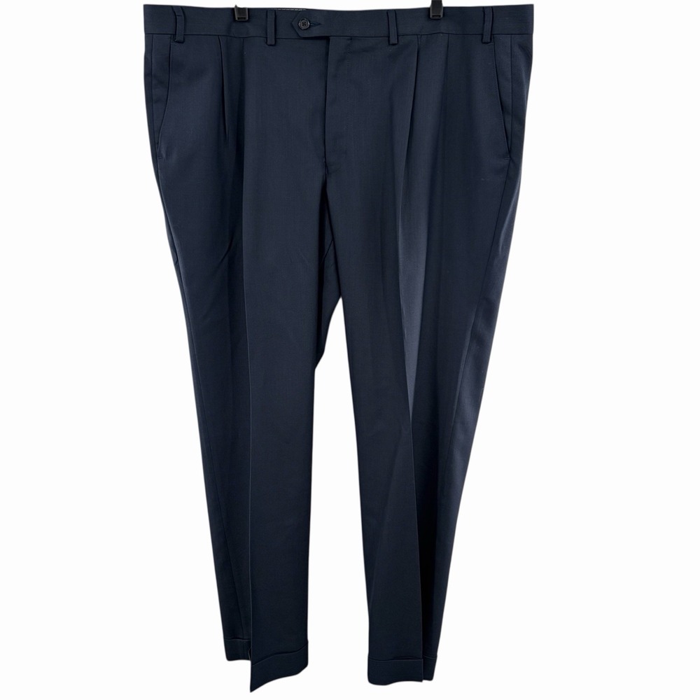 Lauren‎ Ralph Lauren Pants Mens 42 X 30 Navy Dress Slacks Flat Front Classic Fit